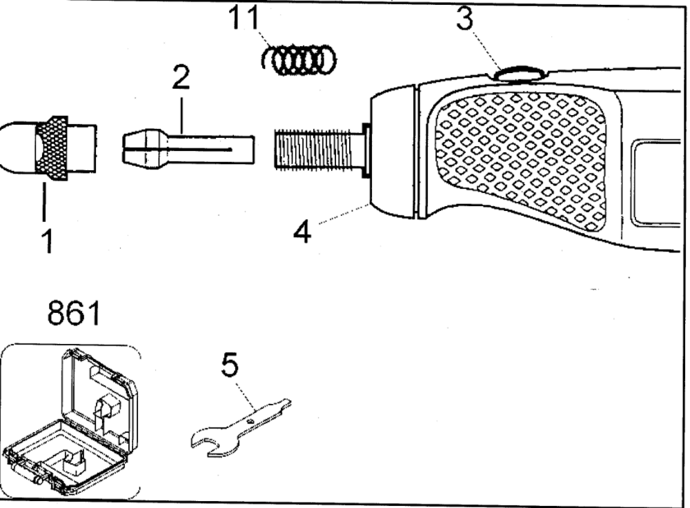 Drill Diagram and Parts List for RT550CTY2  Black and Decker Hammer Drill